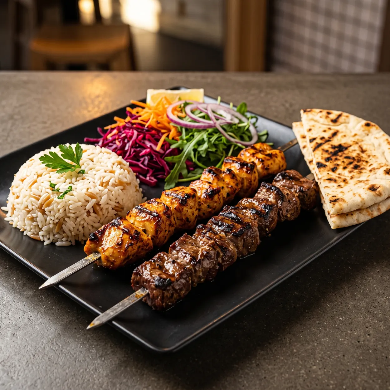 Lamb Shish & Chicken Shish